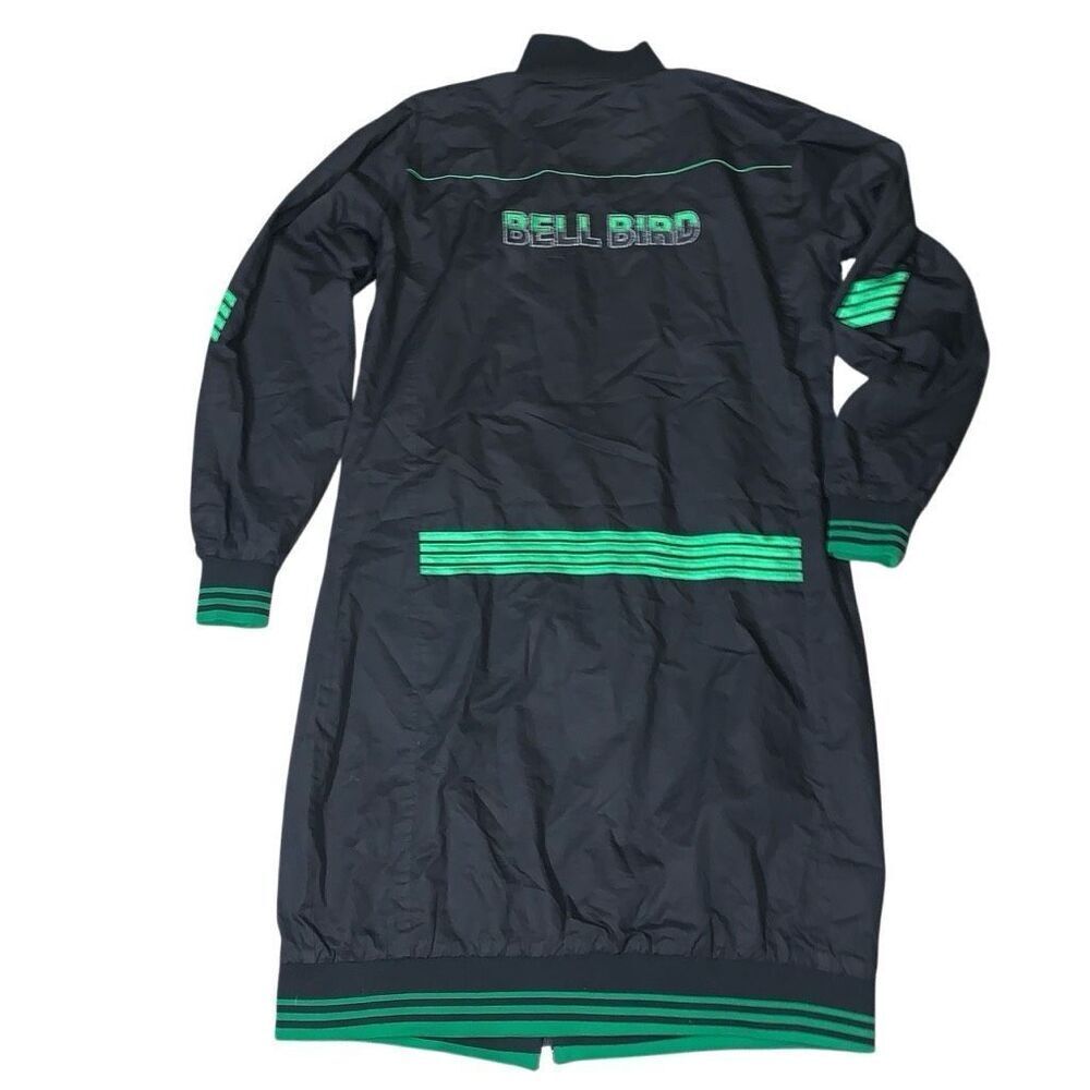 Bellbird Women’s 3XL‎ XXXL Black Green Colorblock Athletic Full Zip Dress Midi